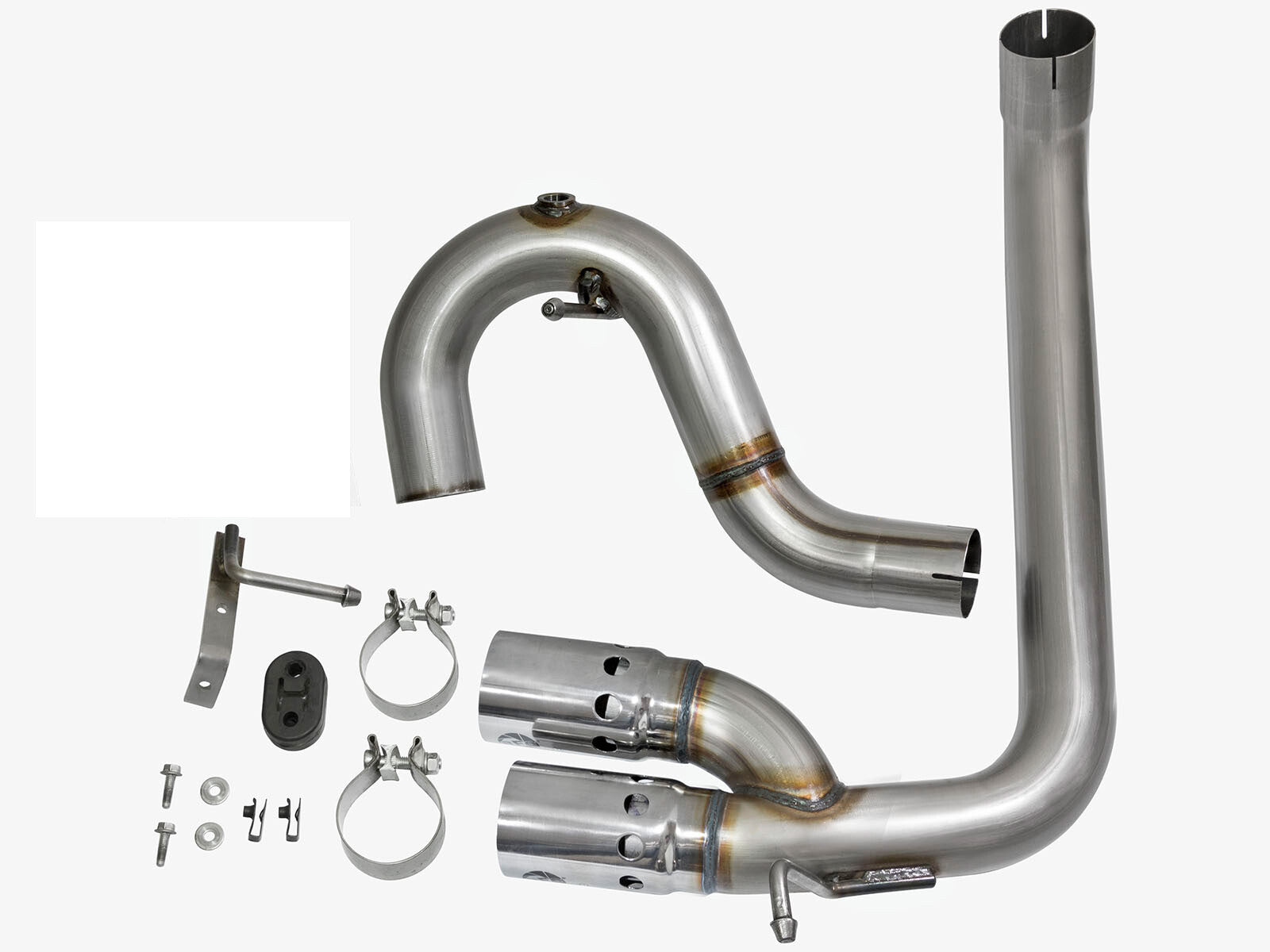 Rebel Series 3 Inch 409 Stainless Steel Dpf-Back Exhaust System w/ Tip GM Colorado/Canyon 16-22 L4-2.8L (td) Lwn aFe Power