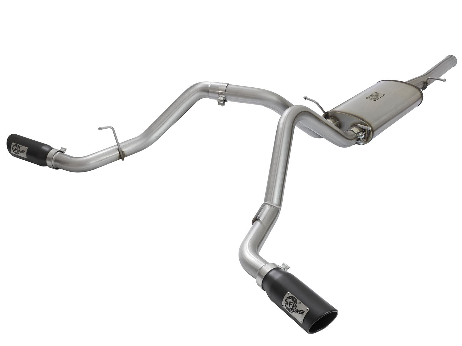 Mach Force-Xp 3 Inch 409 Stainless Steel Cat-Back Exhaust System w/ Tip GM Silverado/Sierra 1500 09-18 V6-4.3/V8-4.8/5.3L aFe Power