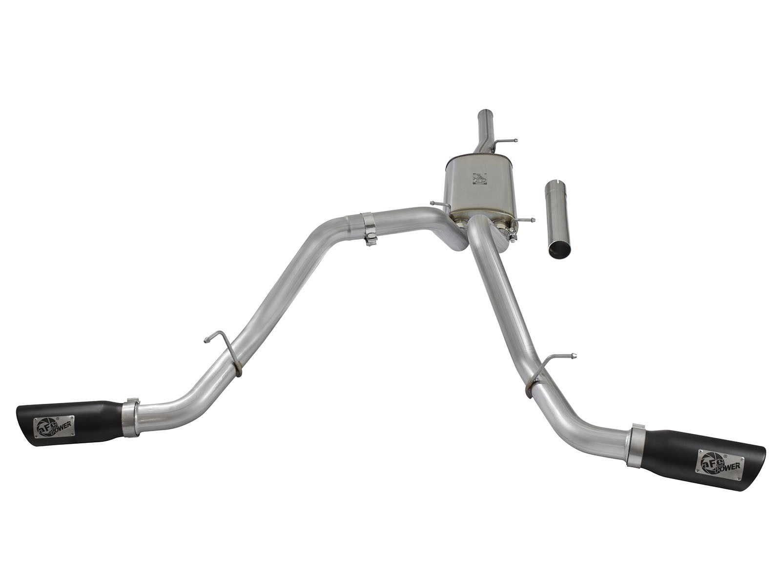 Mach Force-Xp 3 Inch 409 Stainless Steel Cat-Back Exhaust System w/ Tip GM Silverado/Sierra 1500 09-18 V6-4.3/V8-4.8/5.3L aFe Power