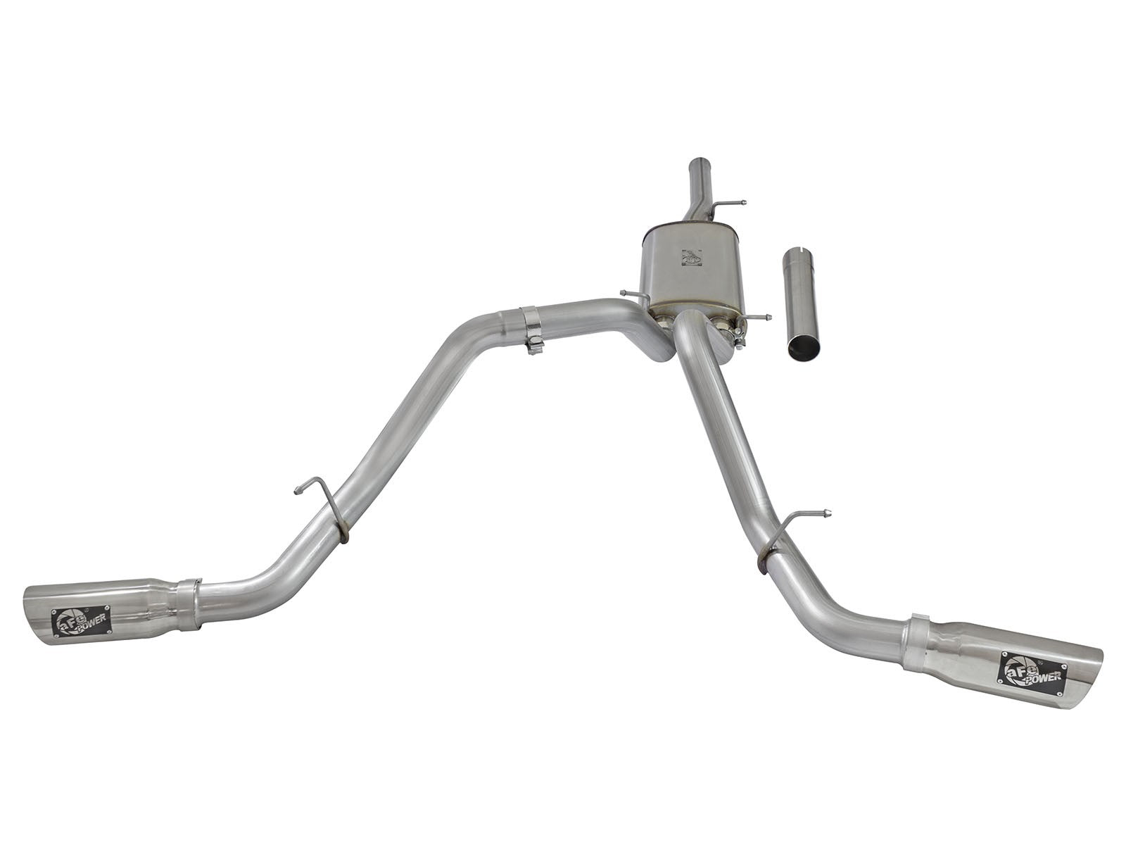 Mach Force-Xp 3 Inch 409 Stainless Steel Cat-Back Exhaust System w/ Tip GM Silverado/Sierra 1500 09-18 V6-4.3/V8-4.8/5.3L aFe Power