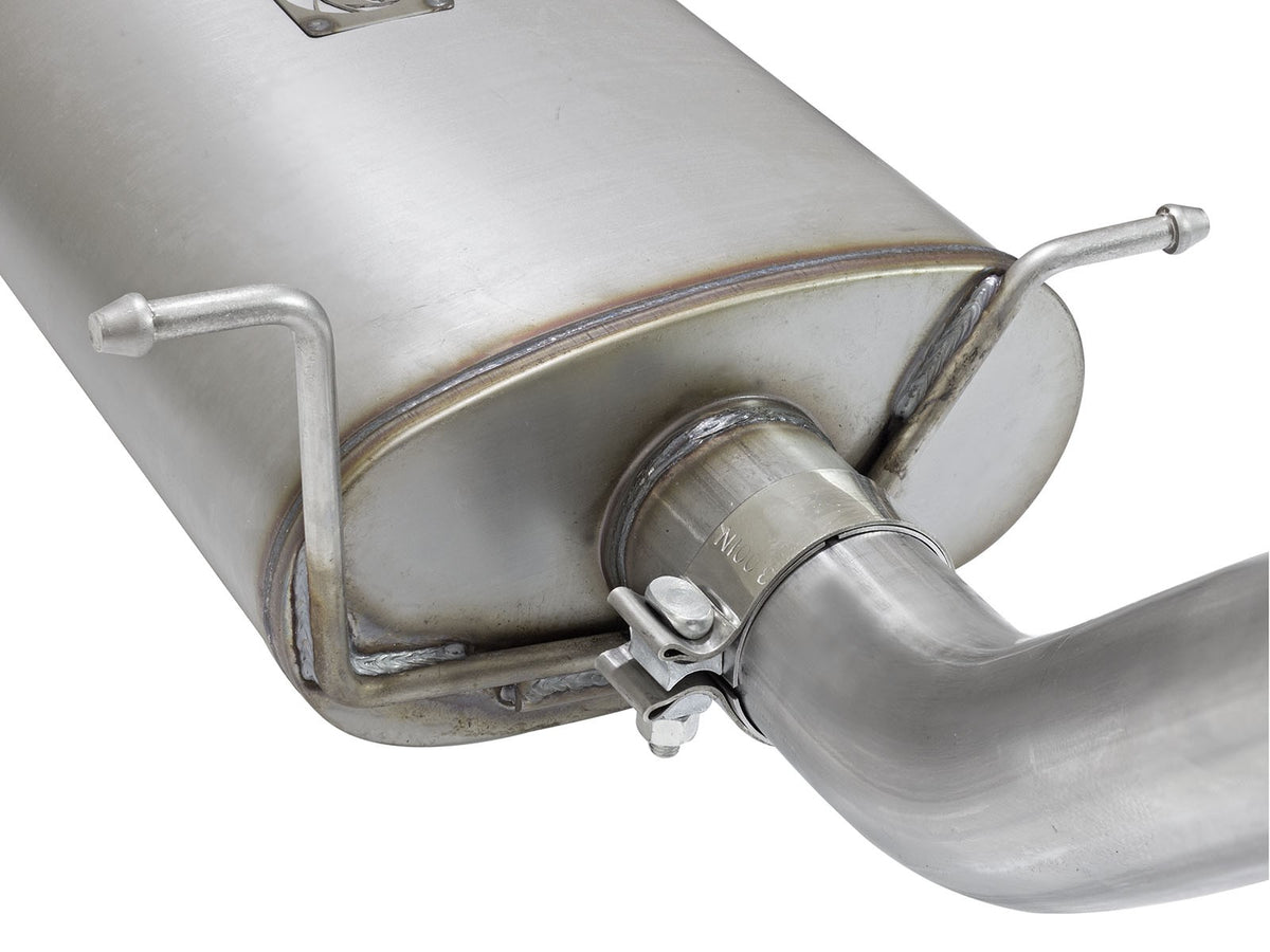 Mach Force-Xp 3 Inch 409 Stainless Steel Cat-Back Exhaust System w/Black Tip GM Silverado/Sierra 1500 09-18 / Silverado Ld/Sierra Limited 2019 V6-4.3/V8-4.8/5.3L 17 ft-lbs Torque Gain aFe Power
