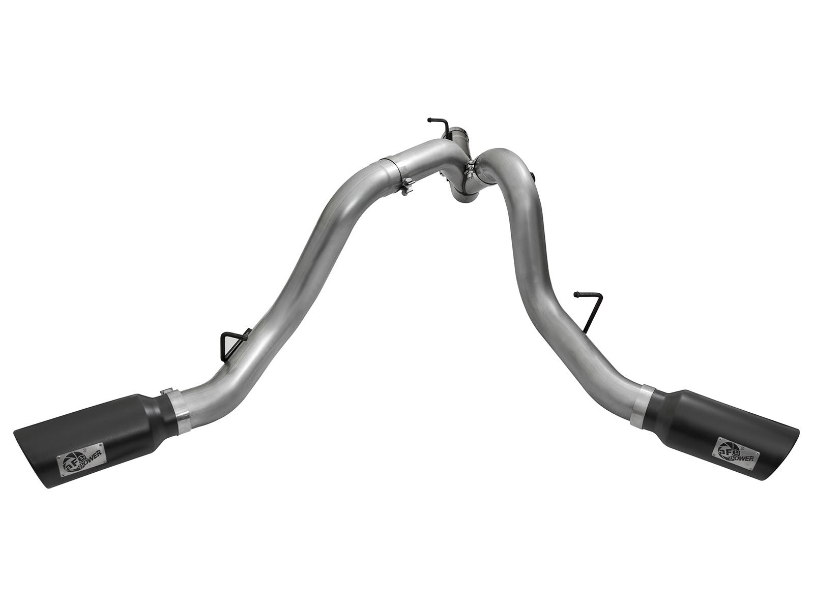 Large Bore-HD 4 Inch 409 Stainless Steel Dpf-Back Exhaust System w/ Tip GM Diesel Trucks 2016 V8-6.6L (td) Lml aFe Power