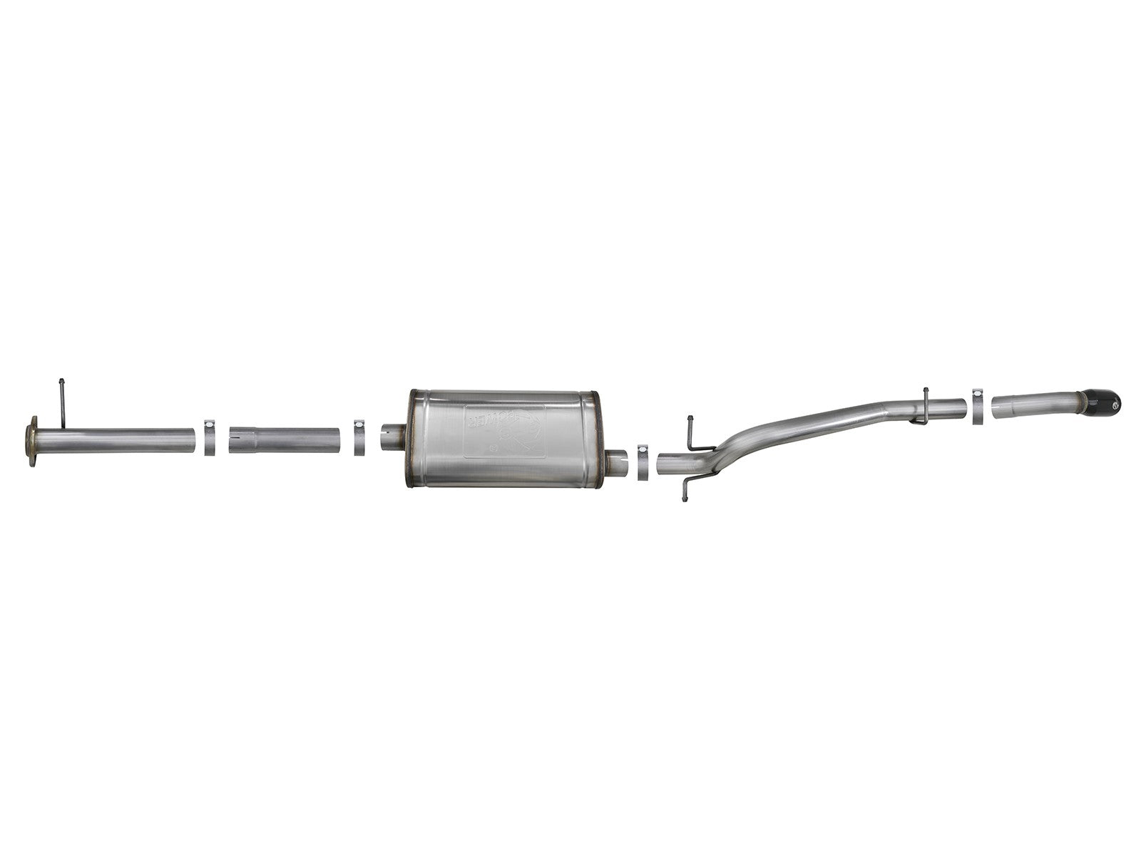 Mach Force-Xp 3 Inch 409 Stainless Cat-Back Hi-Tuck Exhaust System w/ Tip GM Colorado/Canyon 15-22 L4-2.5L/V6-3.6L aFe Power