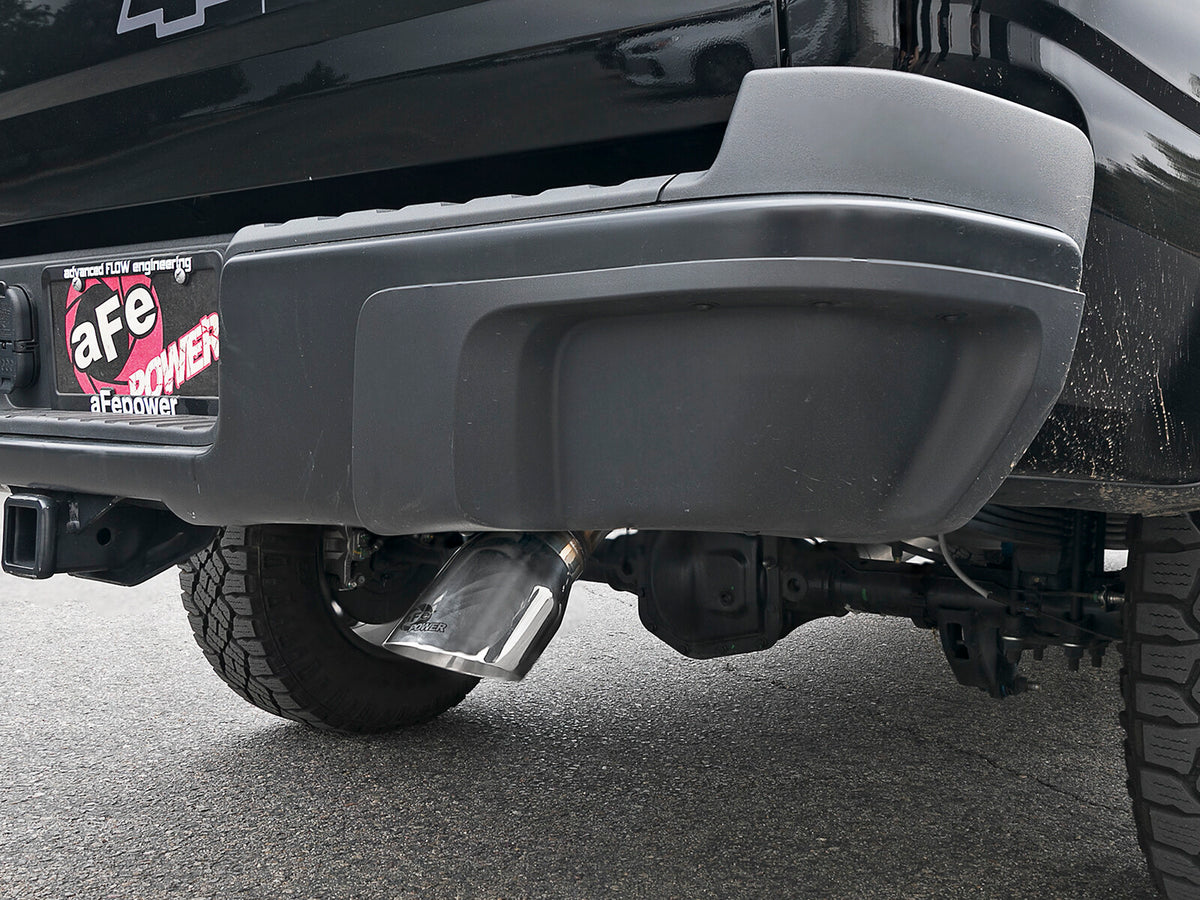 Mach Force-Xp 3 Inch 409 Stainless Cat-Back Hi-Tuck Exhaust System w/ Polished Tip GM Colorado/Canyon 15-22 L4-2.5L/V6-3.6L aFe Power