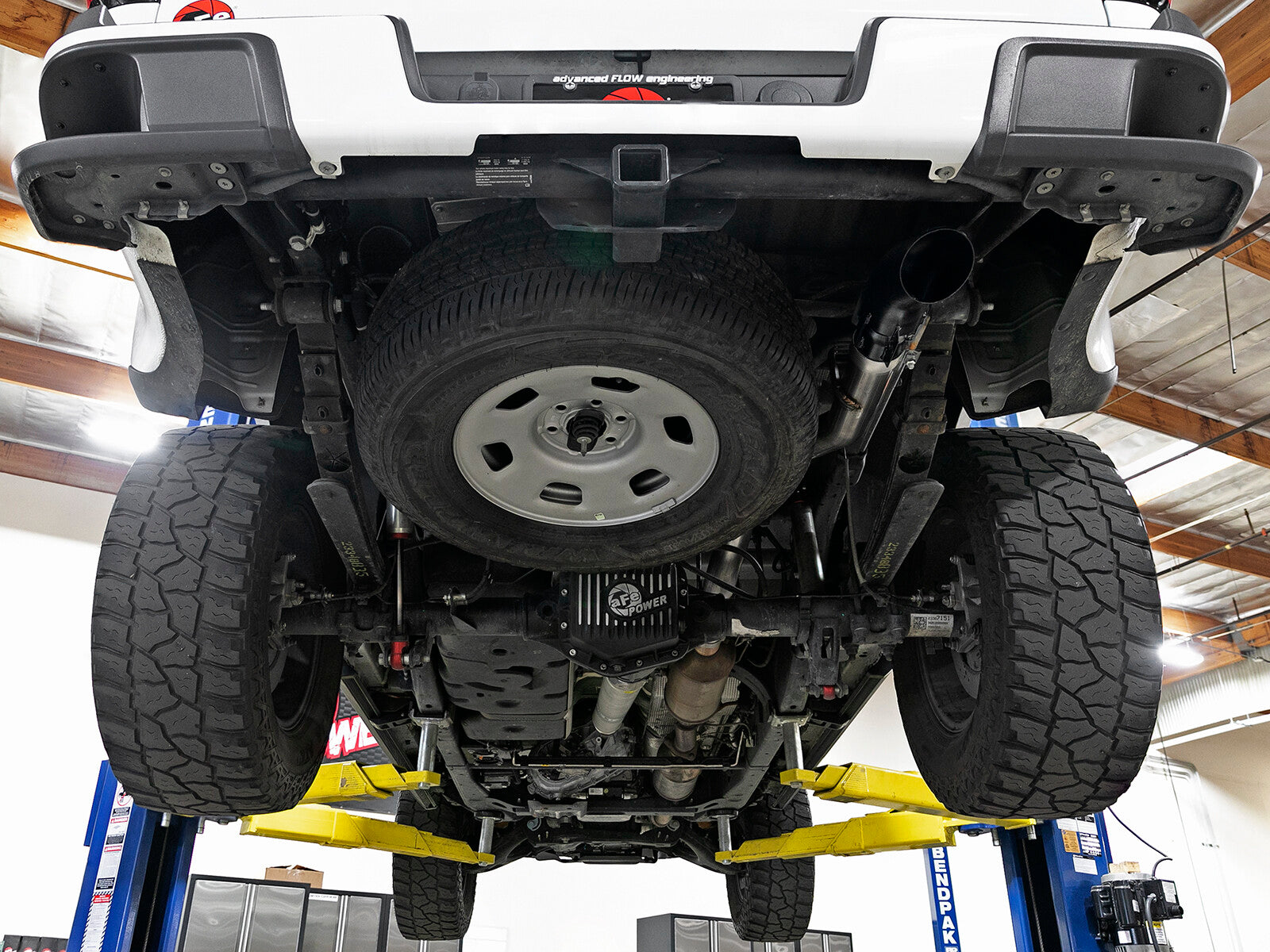 Mach Force-Xp 3 Inch 409 SS Cat-Back Hi-Tuck Exhaust System w/ Tip GM Colorado/Canyon 16-22 L4-2.8L (td) Lwn aFe Power