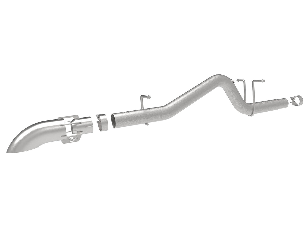 Mach Force-Xp 3 Inch 409 SS Cat-Back Hi-Tuck Exhaust System w/ Polished Tip GM Colorado/Canyon 16-22 L4-2.8L (td) Lwn aFe Power