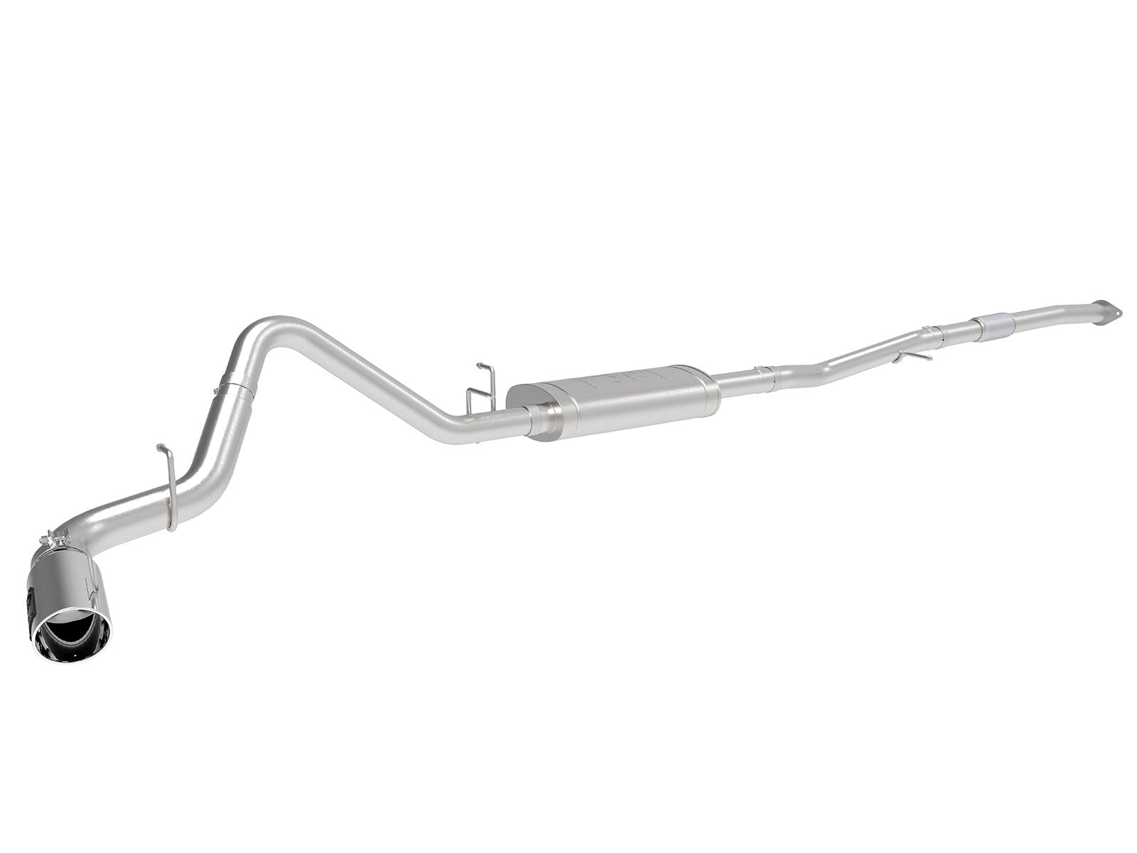Apollo GT Series 3 Inch 409 Stainless Steel Cat-Back Exhaust System w/ Tip GM Silverado/Sierra 1500 19-26 L4-2.7L (t) aFe Power