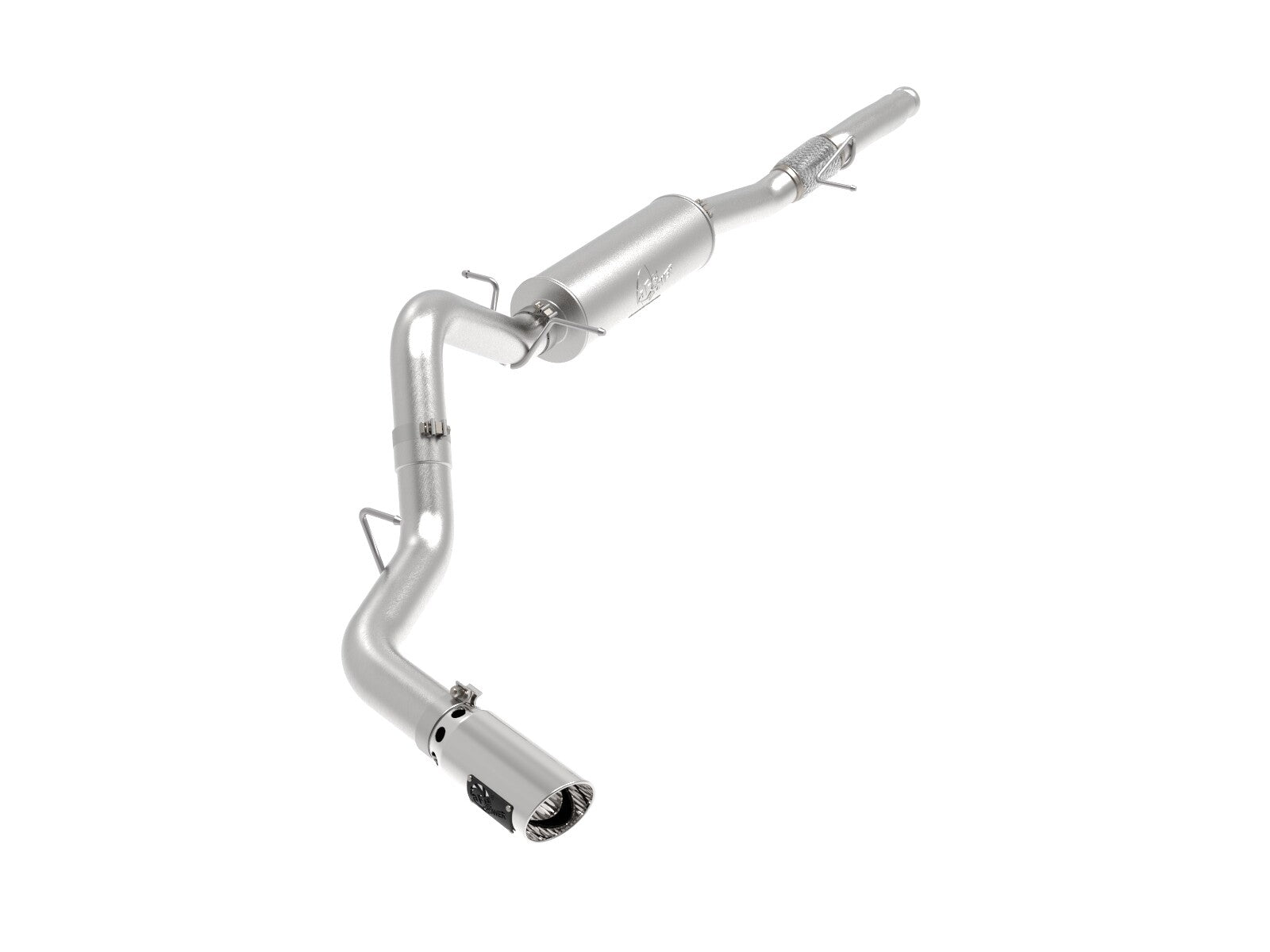 Apollo GT Series 4 Inch 409 Stainless Steel Cat-Back Exhaust System w/ Tip GM Silverado/Sierra 1500 14-18 V8-6.2L aFe Power