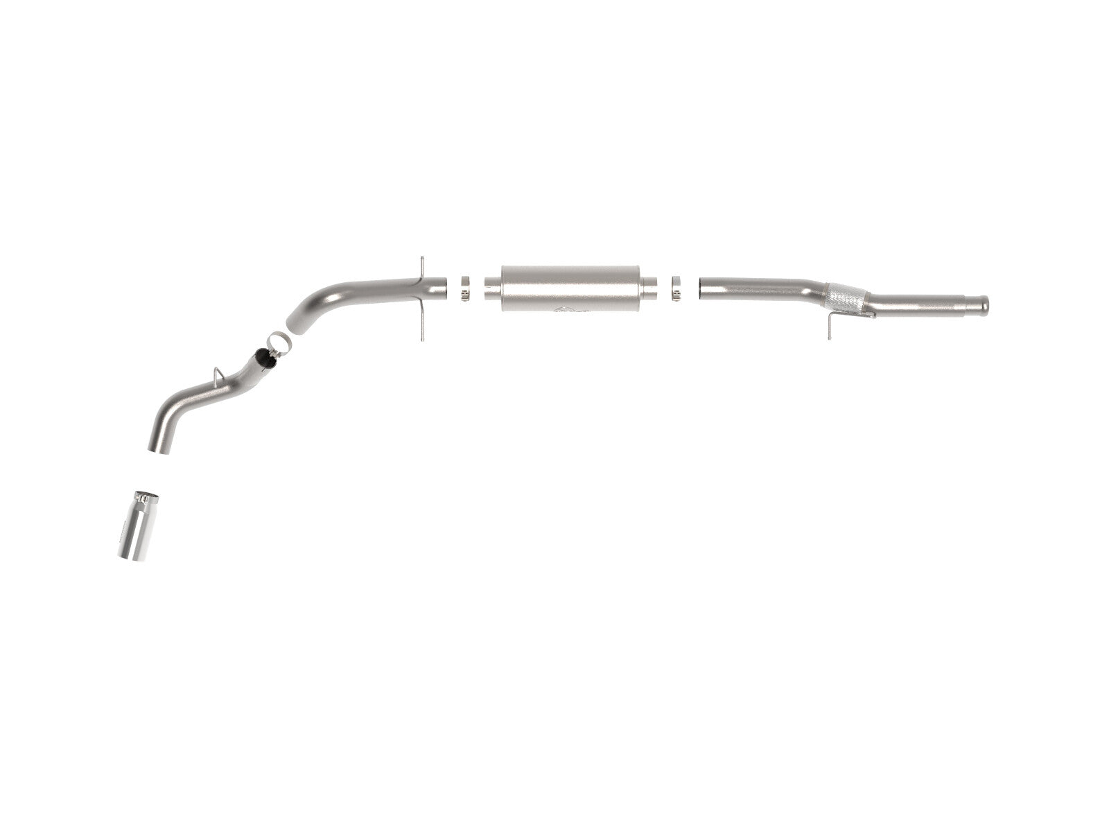 Apollo GT Series 4 Inch 409 Stainless Steel Cat-Back Exhaust System w/ Tip GM Silverado/Sierra 1500 14-18 V8-6.2L aFe Power