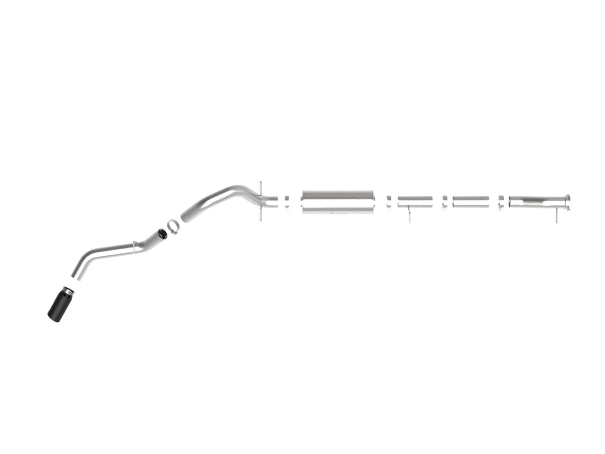 Apollo GT Series 4 Inch 409 Stainless Steel Cat-Back Exhaust System w/ Black Tip GM 2500/3500HD 20-26 V8-6.6L L8T 149.4-159 Inch Wheelbase aFe Power