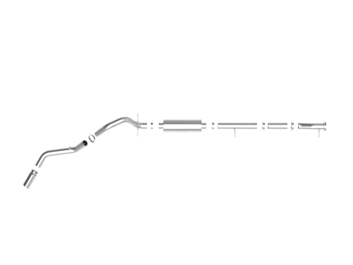 Apollo GT Series 4 Inch 409 Stainless Steel Cat-Back Exhaust System w/ Polish Tip GM 2500/3500HD 20-26 V8-6.6L L8T 141.5-172 Inch Wheelbase aFe Power