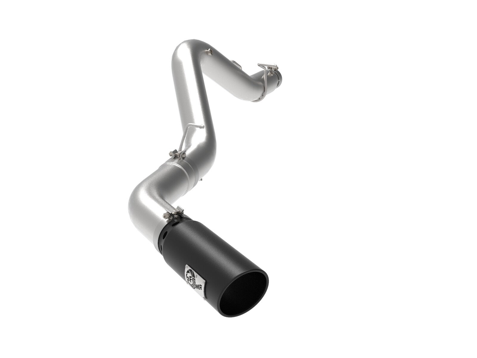 Large Bore-HD 5 Inch 409 Stainless Steel Dpf-Back Exhaust System w/ Tip GM Diesel Trucks 20-23 V8-6.6L (td) L5P aFe Power