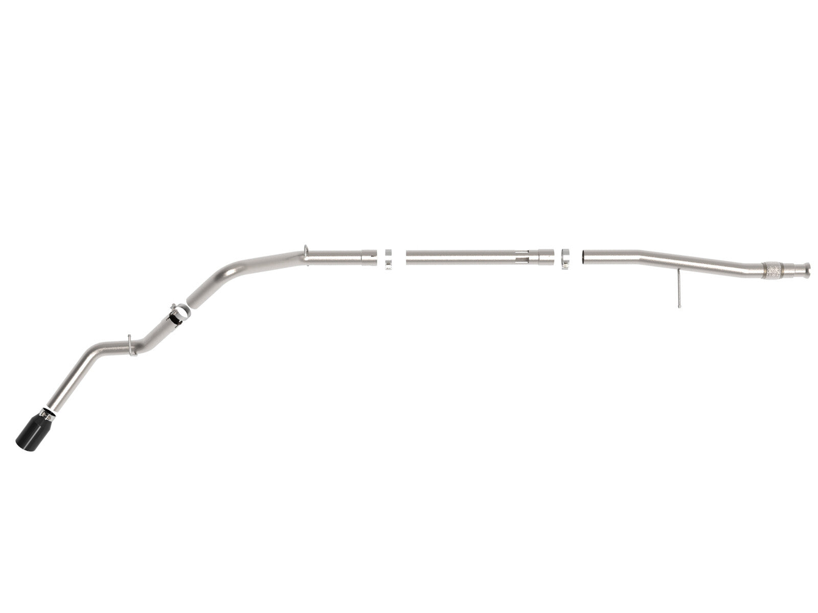 Large Bore-HD 3 Inch 409 Stainless Steel Dpf-Back Exhaust System w/ Tip GM Trucks 20-22 L6-3.0L (td) LM2 aFe Power