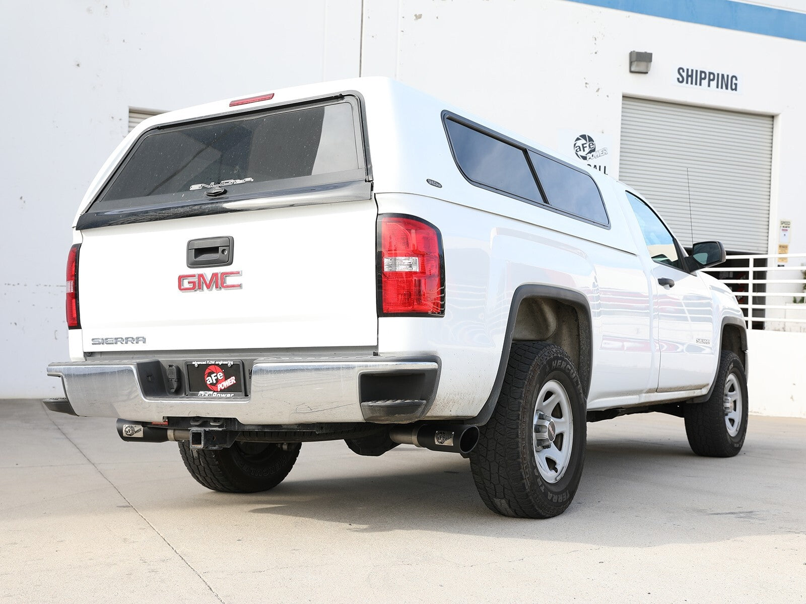 Apollo GT Series 3 Inch Cat-Back Exhaust System w/ Dual Rear-Side Exit Tips GM Trucks 09-18 V6-4.3L/V8-4.8/5.3L aFe Power