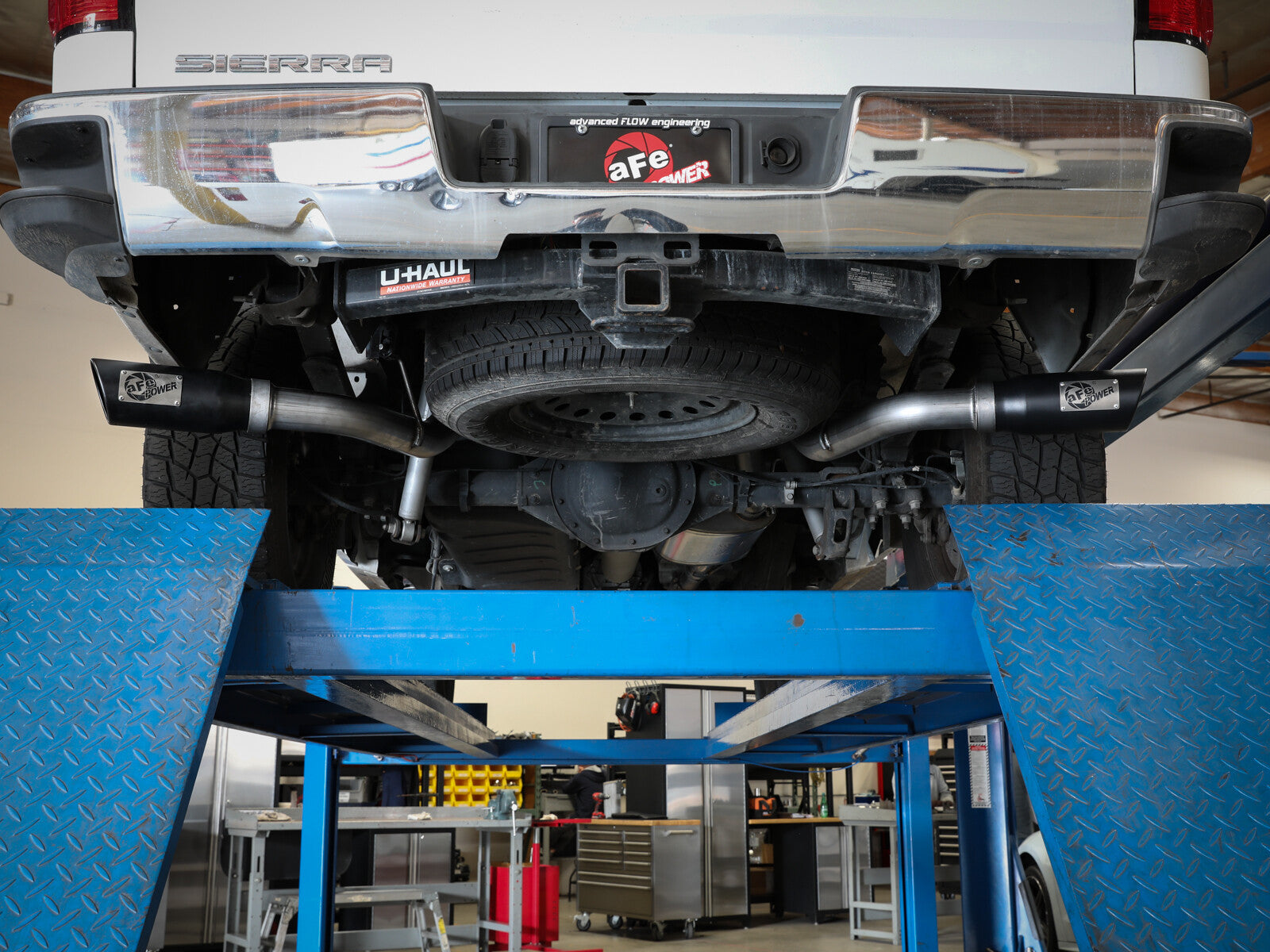 Apollo GT Series 3 Inch Cat-Back Exhaust System w/ Dual Rear-Side Exit Tips GM Trucks 09-18 V6-4.3L/V8-4.8/5.3L aFe Power