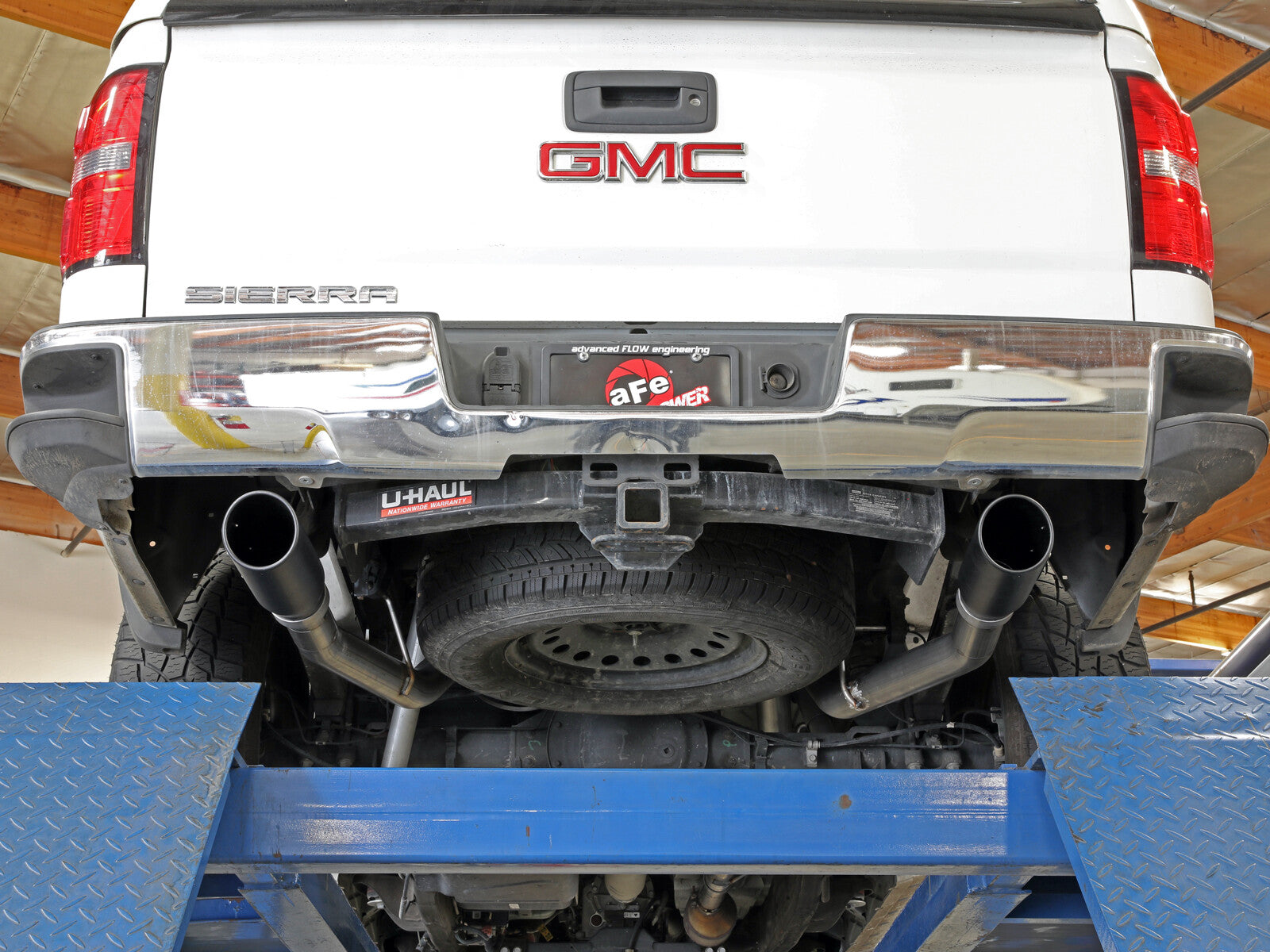 Apollo GT Series 3 Inch Cat-Back Exhaust System w/ Dual Rear Exit w/ Tips GM Trucks 09-18 V6-4.3L/V8-4.8/5.3L aFe Power