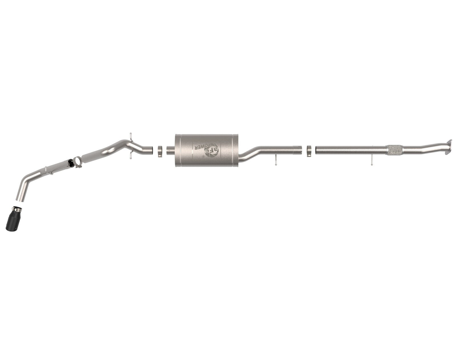 Apollo GT Series 3 Inch 409 Stainless Steel Cat-Back Exhaust System w/ Tip GM Colorado/Canyon 23-26 L4-2.7L (t) aFe Power