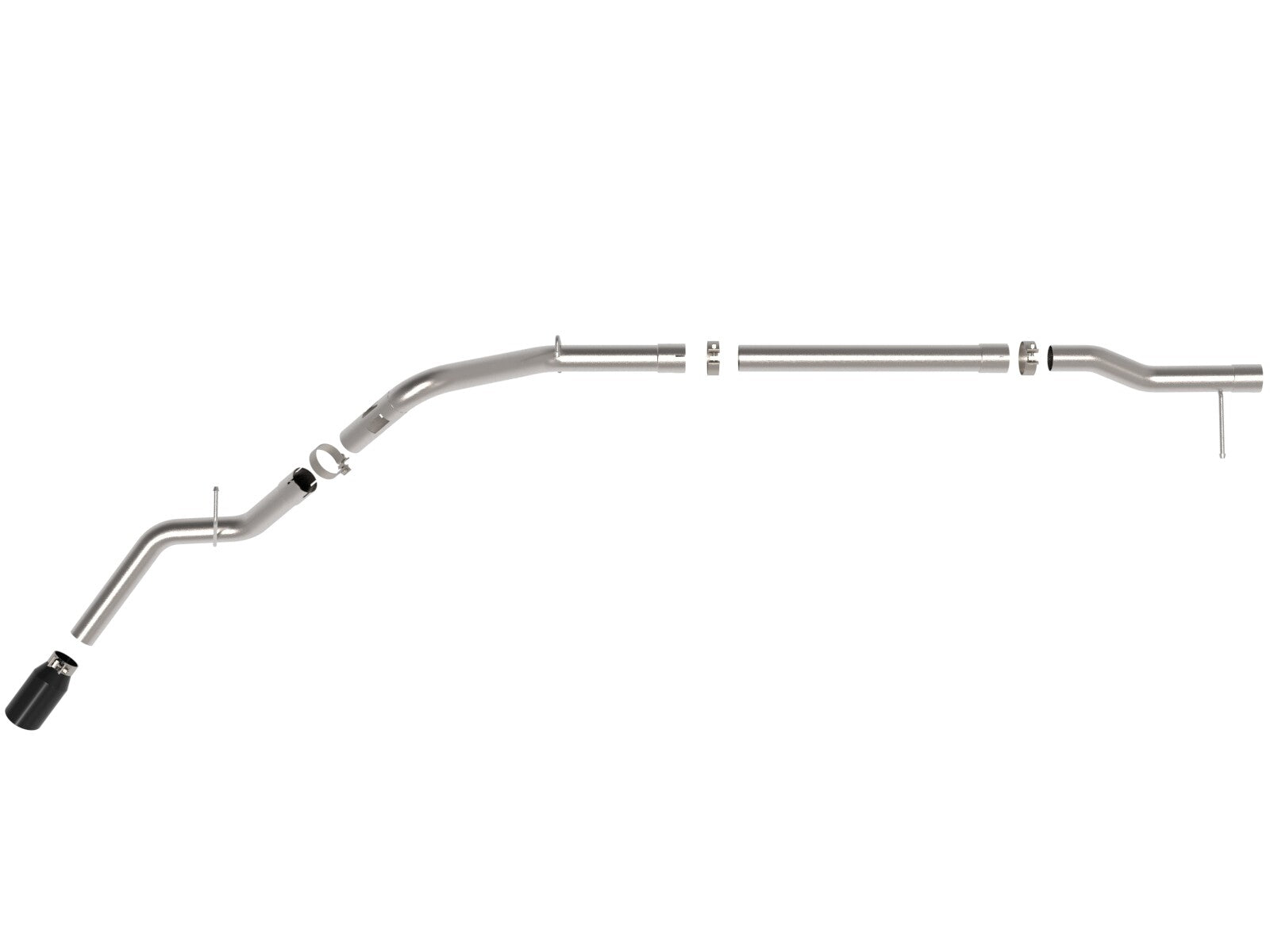 Large Bore-HD 3 Inch 409 Stainless Steel Dpf-Back Exhaust System w/ Tip GM Trucks 23-26 L6-3.0L (td) LZ0 aFe Power