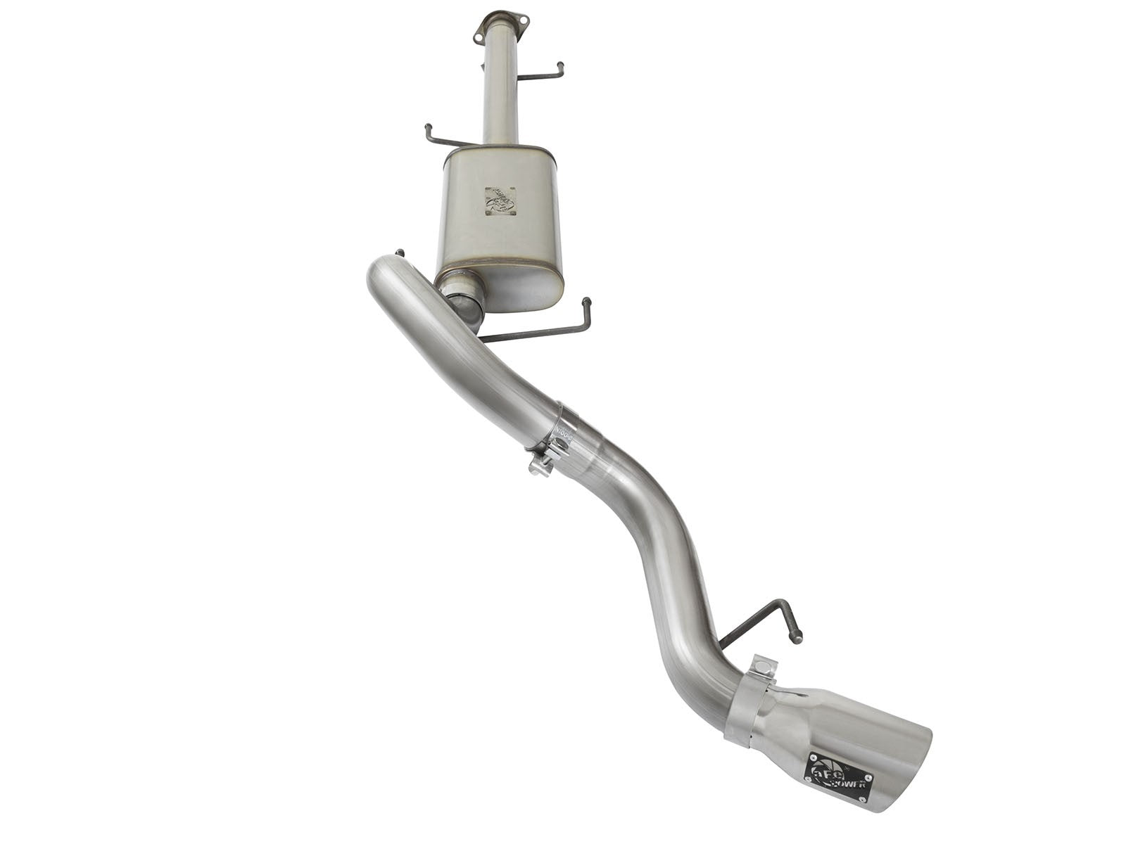 Mach Force-Xp 3 Inch 409 Stainless Steel Cat-Back Exhaust System w/Polished Tip Toyota Fj Cruiser 07-18 V6-4.0L aFe Power