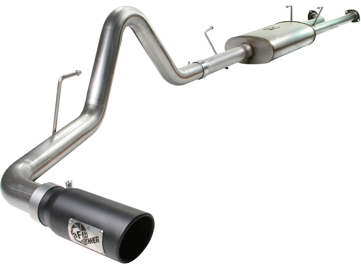 Mach Force-Xp 3 Inch 409 Stainless Steel Cat-Back Exhaust System w/Black Tip Toyota Tundra 07-09 V8-5.7L aFe Power