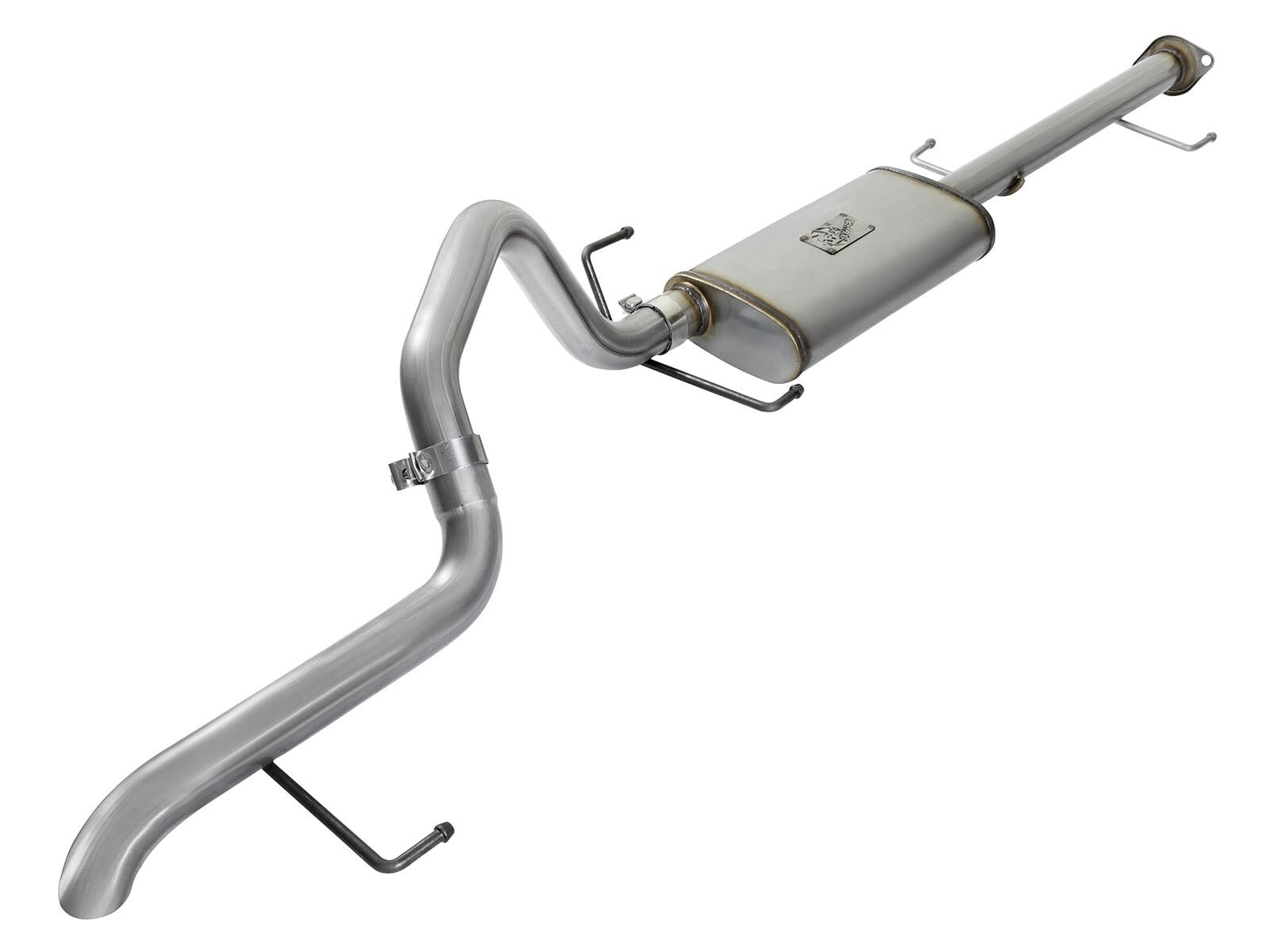 Mach Force-Xp 2-1/2 Inch 409 Stainless Steel Cat-Back Hi-Tuck Exhaust System Toyota Fj Cruiser 07-18 V6-4.0L aFe Power