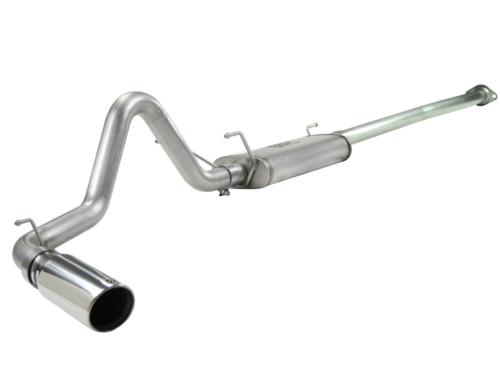 Mach Force-Xp 2-1/2 Inch 409 Stainless Steel Cat-Back Exhaust System w/ Tip Toyota Tacoma 13-15 V6-4.0L aFe Power