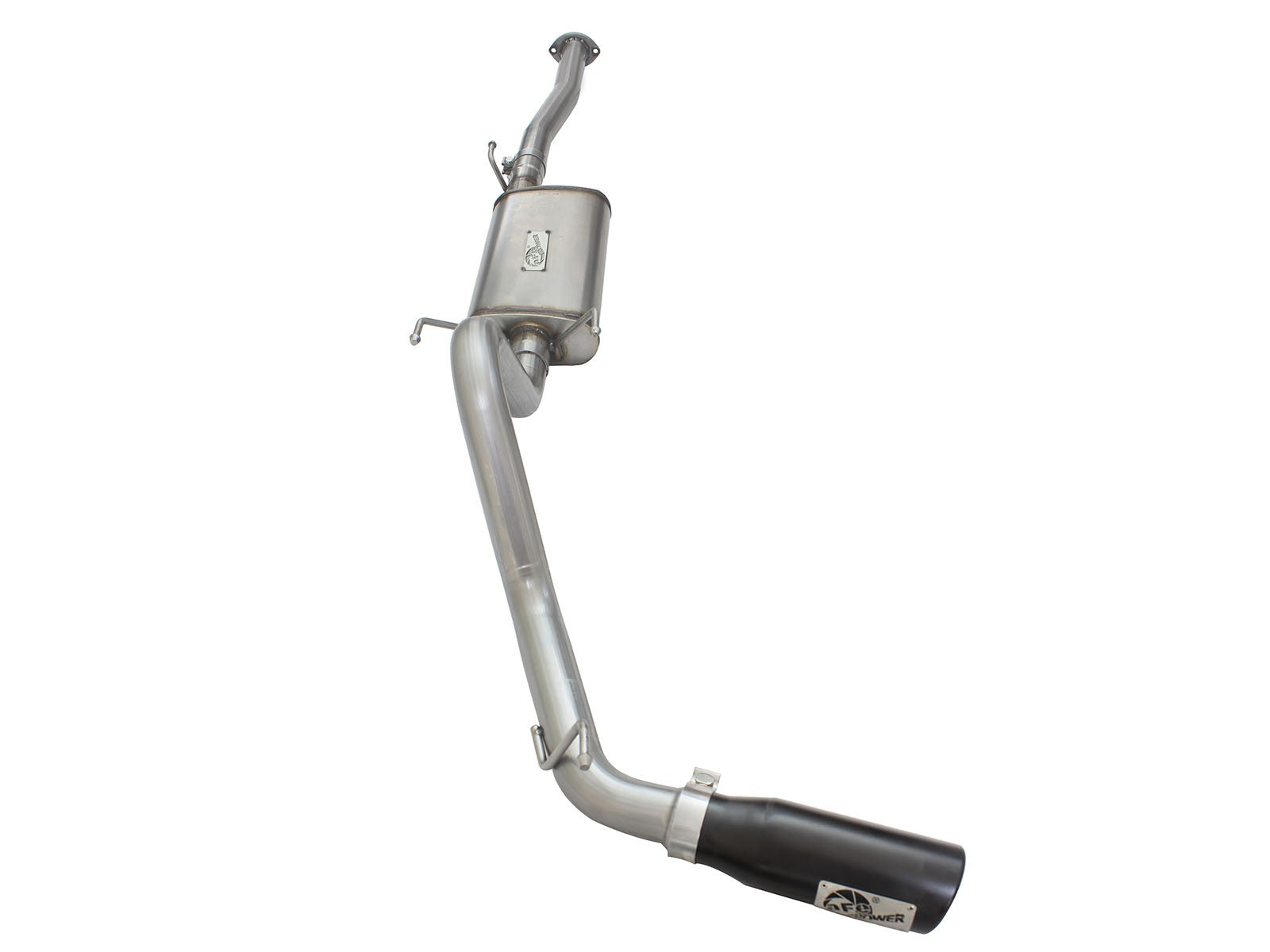 Mach Force-Xp 2-1/2 Inch 409 Stainless Steel Cat-Back Exhaust System w/ Tip Toyota Tacoma 13-15 L4-2.7L aFe Power