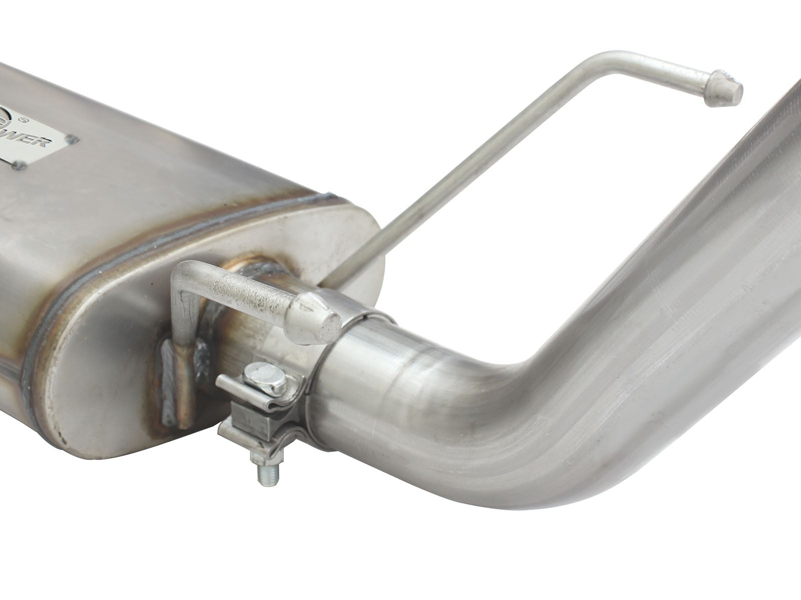 Mach Force-Xp 2-1/2 Inch 409 Stainless Steel Cat-Back Exhaust System w/ Tip Toyota Tacoma 13-15 L4-2.7L aFe Power