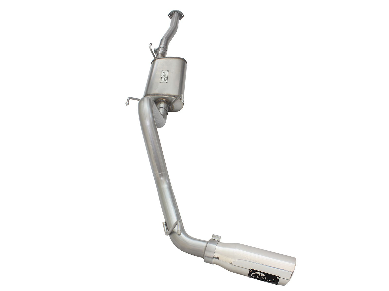 Mach Force-Xp 2-1/2 Inch 409 Stainless Steel Cat-Back Exhaust System w/ Tip Toyota Tacoma 13-15 L4-2.7L aFe Power