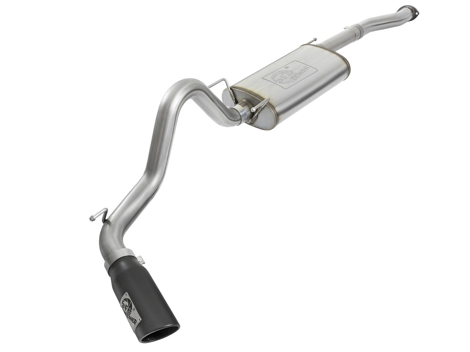 Mach Force-Xp 3 Inch 409 Stainless Steel Cat-Back Exhaust System w/ Tip Toyota Tacoma 16-23 V6-3.5L aFe Power