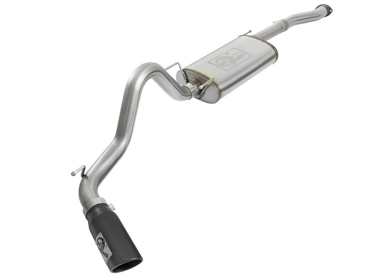 Mach Force-Xp 3 Inch 409 Stainless Steel Cat-Back Exhaust System w/Black Tip Toyota Tacoma 16-23 V6-3.5L aFe Power