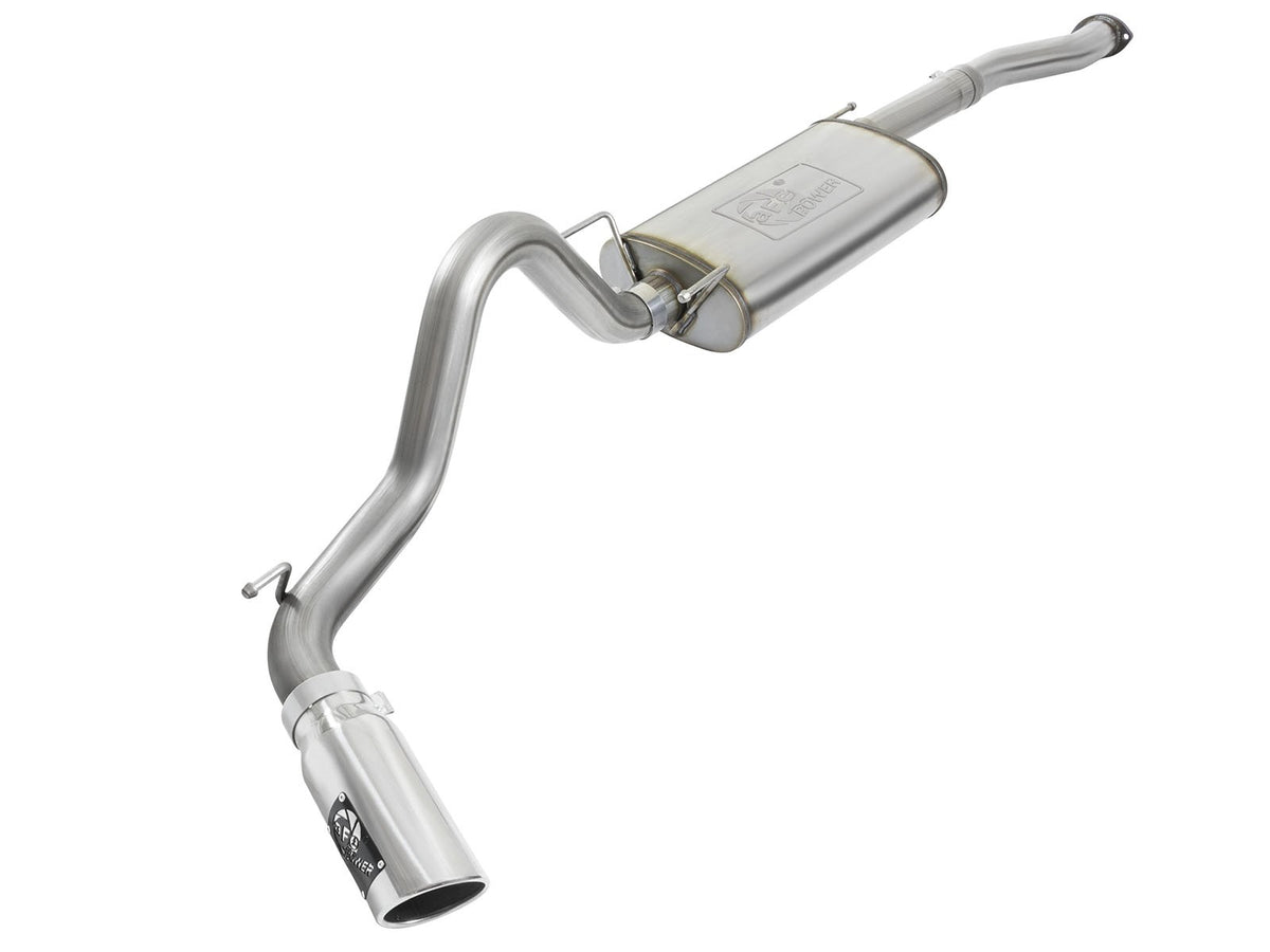 Mach Force-Xp 3 Inch 409 Stainless Steel Cat-Back Exhaust System w/Polished Tip Toyota Tacoma 16-23 V6-3.5L aFe Power