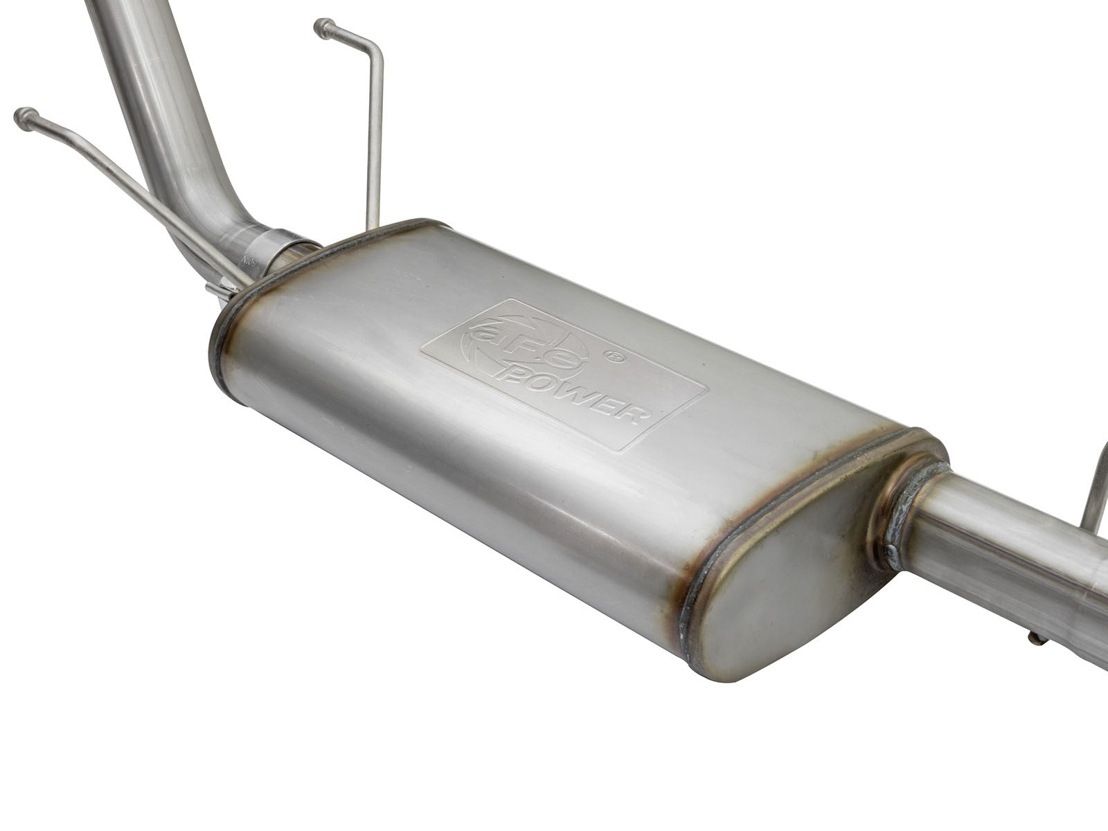 Mach Force-Xp 2-1/2 Inch 409 Stainless Steel Cat-Back Exhaust System w/ Tip Toyota Tacoma 05-12 L4-2.7L aFe Power