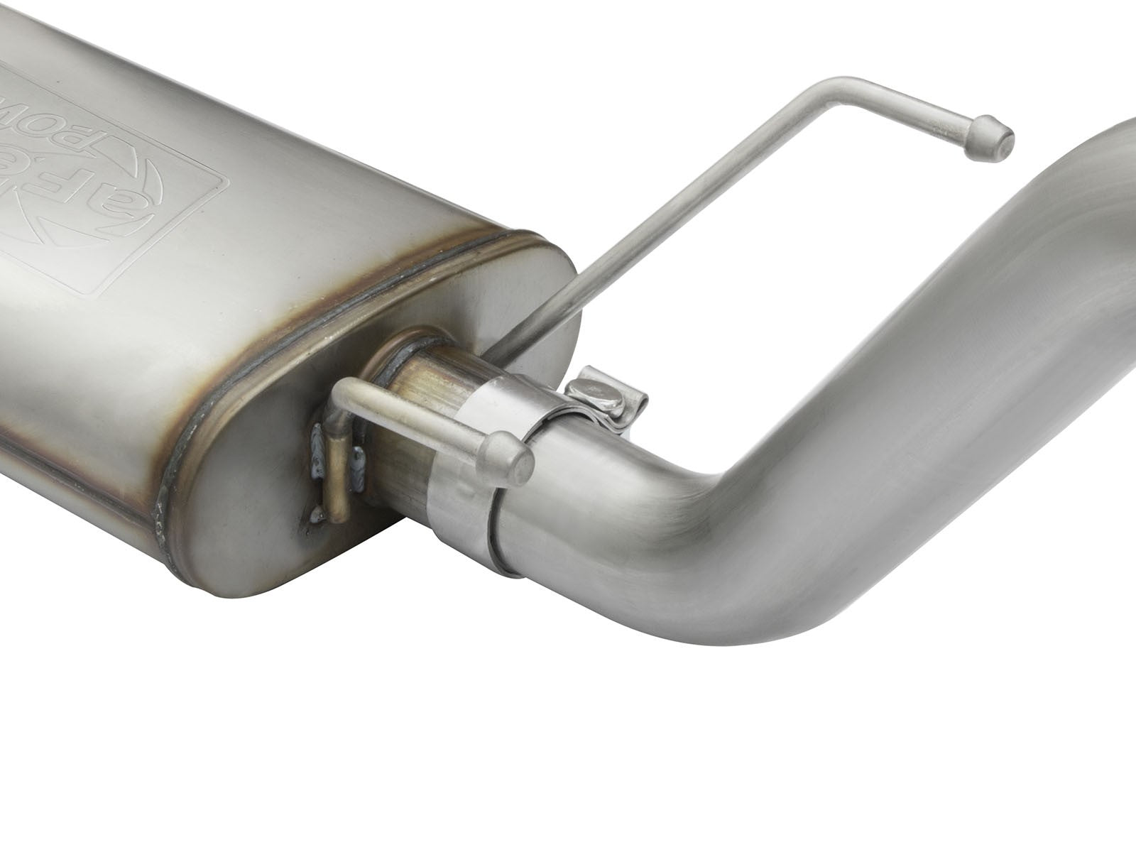 Mach Force-Xp 2-1/2 Inch 409 Stainless Steel Cat-Back Exhaust System w/ Tip Toyota Tacoma 05-12 L4-2.7L aFe Power