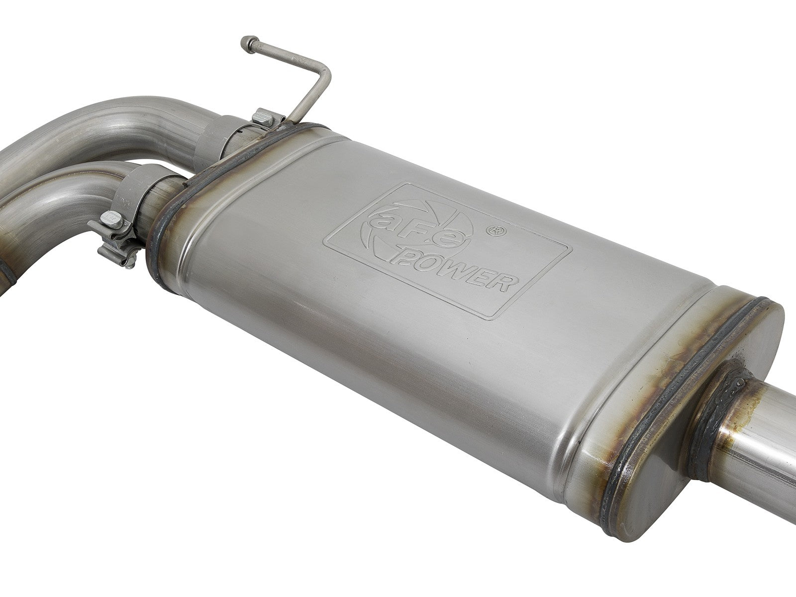 Rebel Series 3 Inch Cat-Back Exhaust System w/ Dual Mid-Side Exit Tips Toyota Tacoma 16-23 V6-3.5L aFe Power