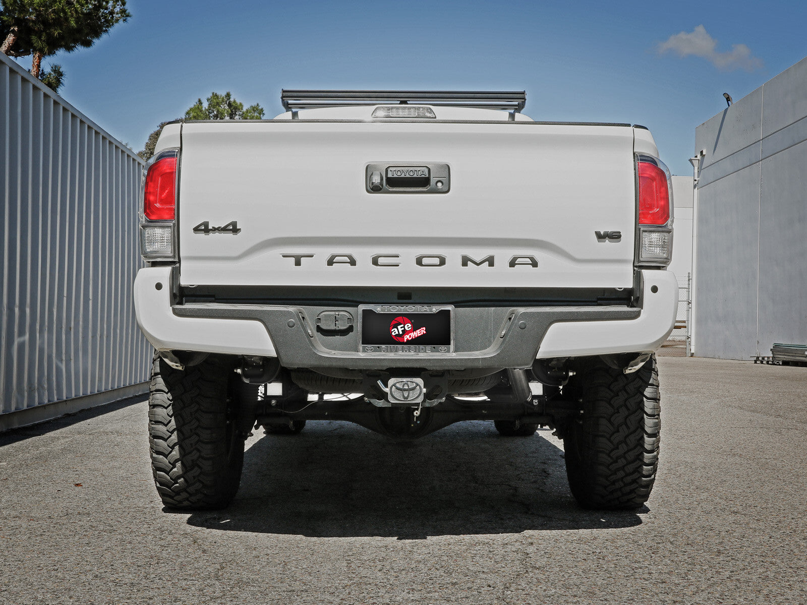 Mach Force-Xp 2-1/2 Inch 409 Stainless Steel Cat-Back Hi-Tuck Exhaust System Toyota Tacoma 16-23 L4-2.7L/V6-3.5L aFe Power