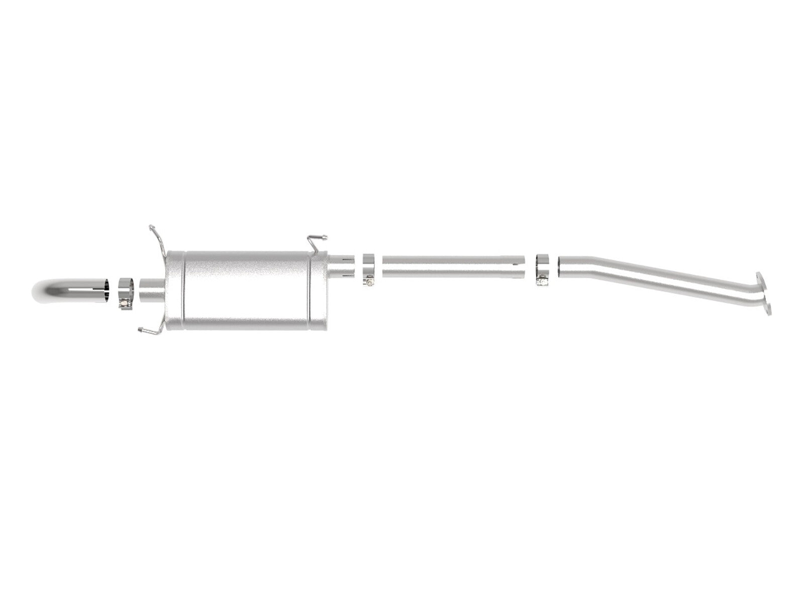 Rock Basher 2-1/2 Inch 409 Stainless Steel Cat-Back Hi-Tuck Exhaust System Toyota Tacoma 16-23 L4-2.7L/V6-3.5L aFe Power