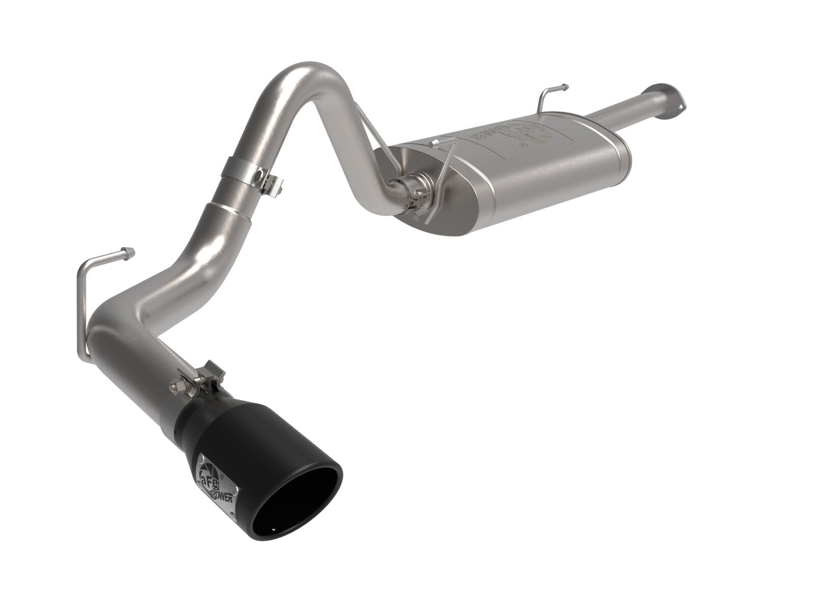 Apollo GT Series 2-1/2 Inch to 3 Inch 409 SS Cat-Back Exhaust System w/ Tip Toyota Tacoma 16-23 L4-2.7/V6-3.5L aFe Power