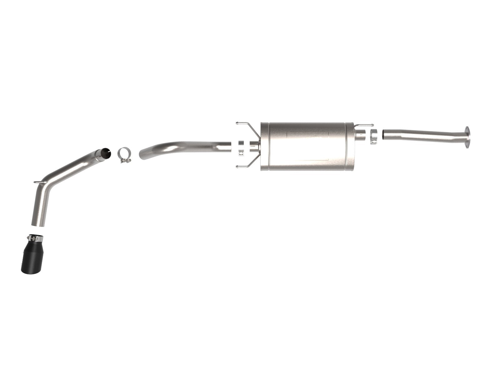 Apollo GT Series 2-1/2 Inch to 3 Inch 409 SS Cat-Back Exhaust System w/ Tip Toyota Tacoma 16-23 L4-2.7/V6-3.5L aFe Power
