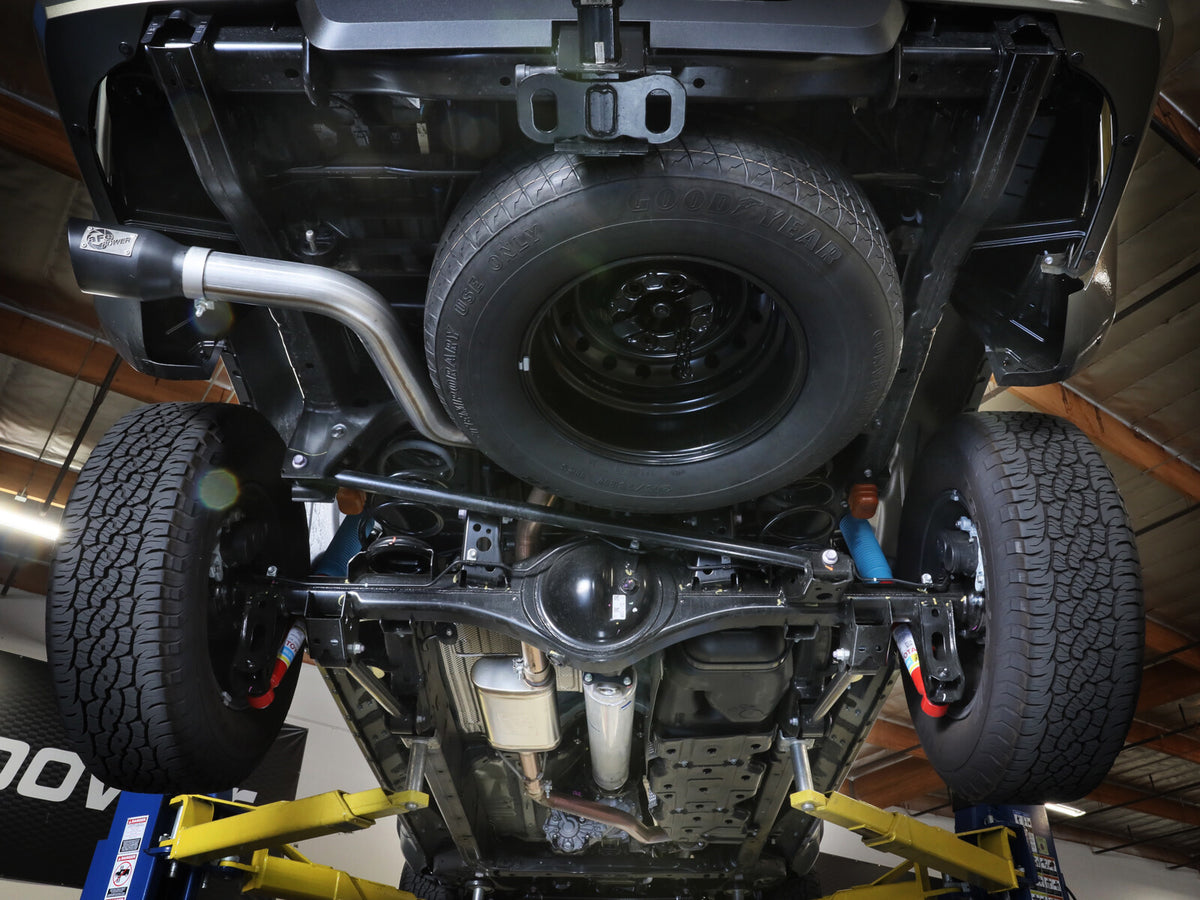 Apollo GT Series 2-1/2 Inch to 3 Inch 409 SS Cat-Back Exhaust System w/ Black Tip Toyota Tacoma 24-26 L4-2.4L (t) aFe Power