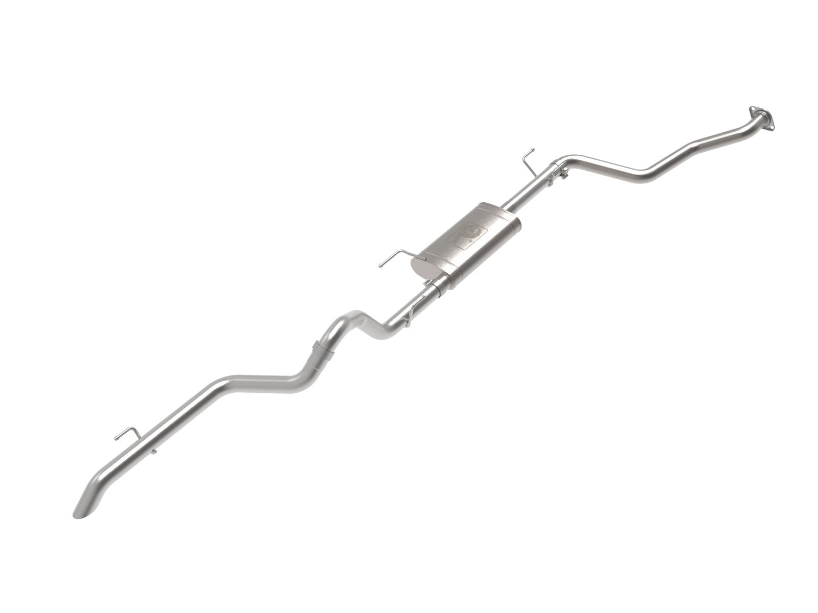 Mach Force-Xp 2-1/2 Inch 409 Stainless Steel Cat-Back Hi-Tuck Exhaust System Toyota Tacoma 24-26 L4-2.4L (t) aFe Power
