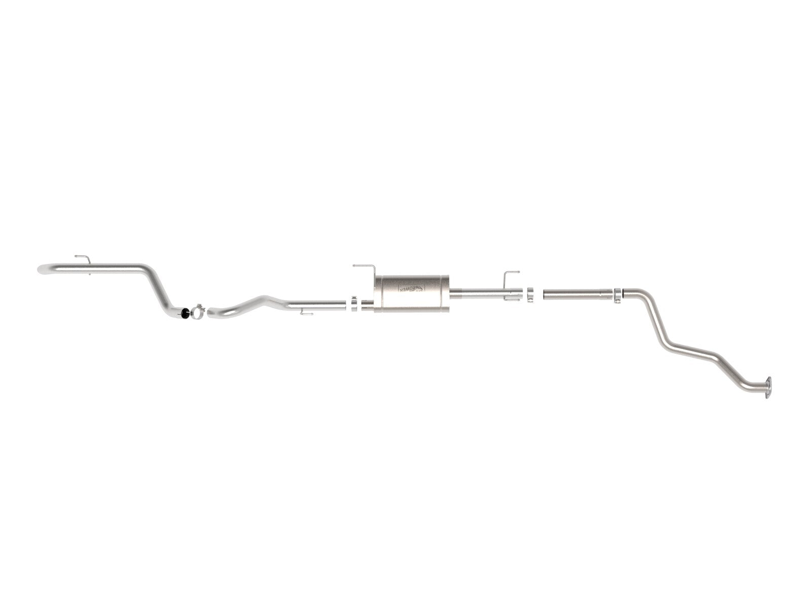 Mach Force-Xp 2-1/2 Inch 409 Stainless Steel Cat-Back Hi-Tuck Exhaust System Toyota Tacoma 24-26 L4-2.4L (t) aFe Power