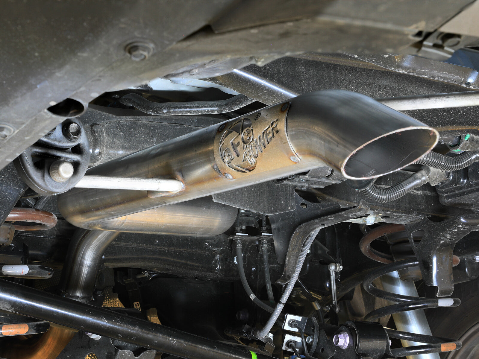 Apollo GT Series 2-1/2 Inch 409 Stainless Steel Axle-Back Hi-Tuck Exhaust System Toyota Land Cruiser (J250) 24-26 L4-2.4L (t) aFe Power