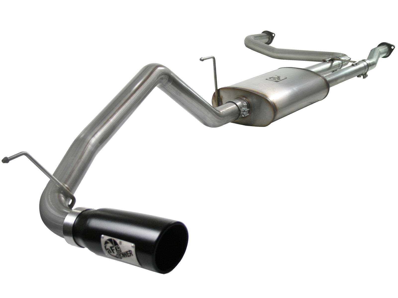 Mach Force-Xp 2-1/2 Inch to 3 Inch 409 Stainless Steel Cat-Back Exhaust w/ Tip Nissan Titan 04-15 V8-5.6L aFe Power