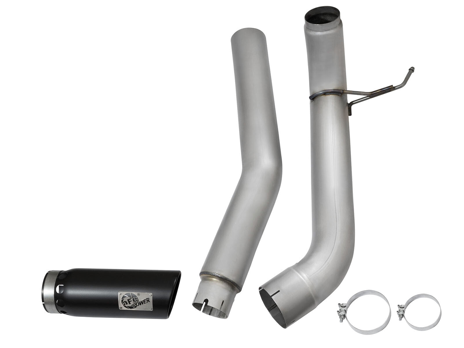Large Bore-HD 5 Inch Dpf-Back Stainless Steel Exhaust System w/ Tip Nissan Titan Xd 16-19 V8-5.0L (td) aFe Power