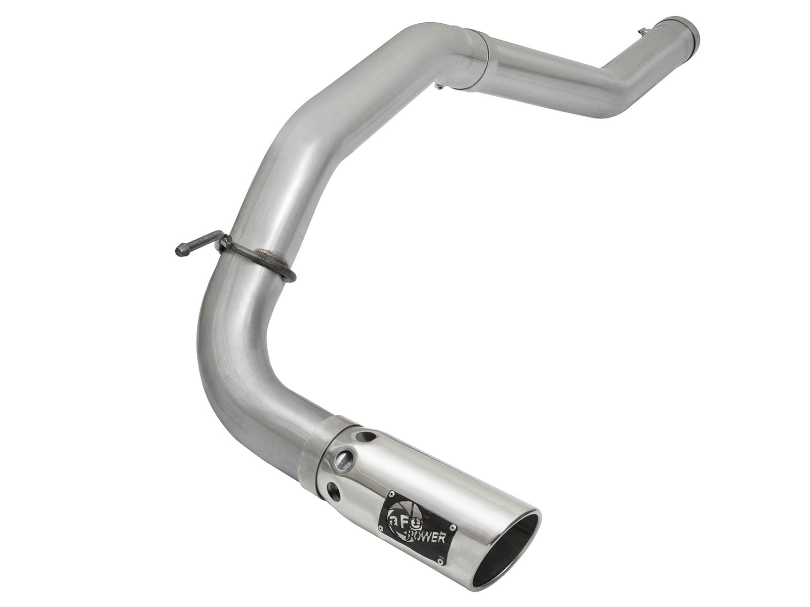Large Bore-HD 4 Inch Dpf-Back Stainless Steel Exhaust System w/ Tip Nissan Titan Xd 16-19 V8-5.0L (td) aFe Power