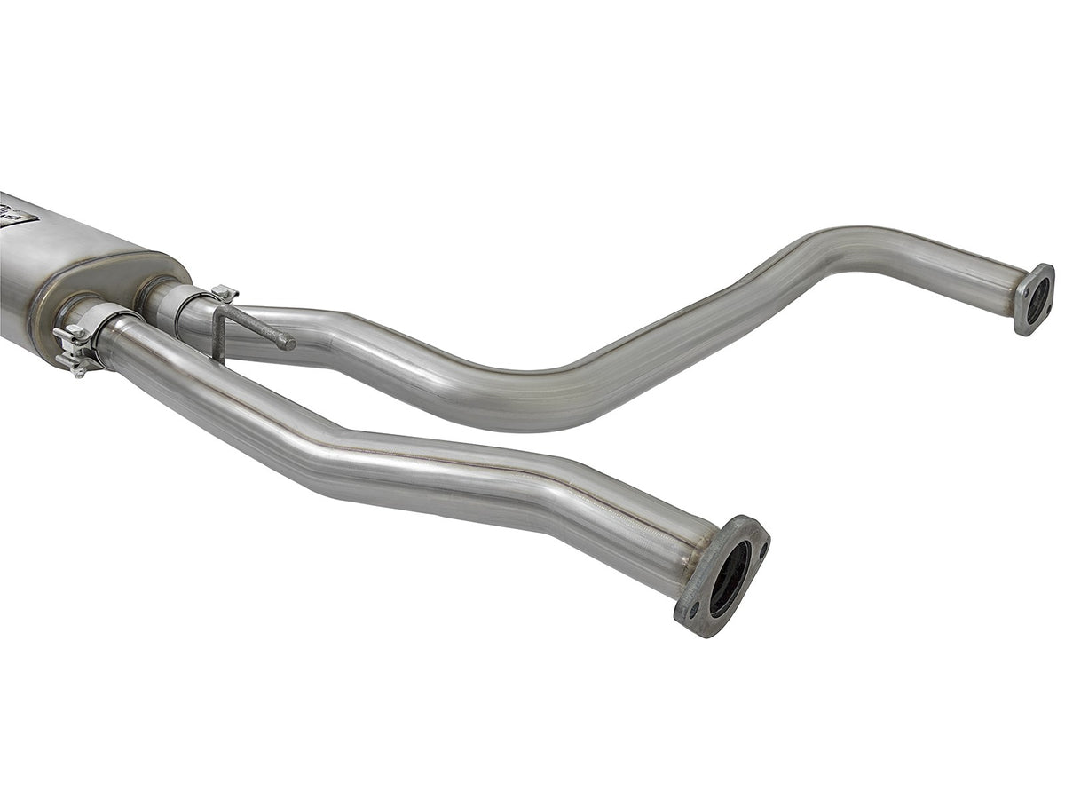 Rebel Series 3 Inch 409 Stainless Steel Cat-Back Exhaust System w/Black Tips Nissan Titan 04-15 V8-5.6L aFe Power