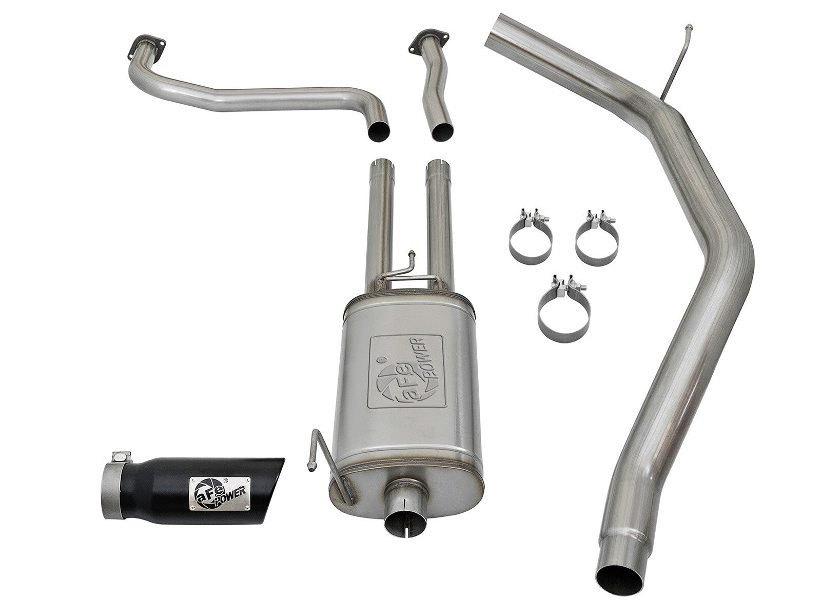 Mach Force-Xp 2-1/2 Cat-Back Exhaust System w/ Tip Nissan Titan 17-24 V8-5.6L aFe Power