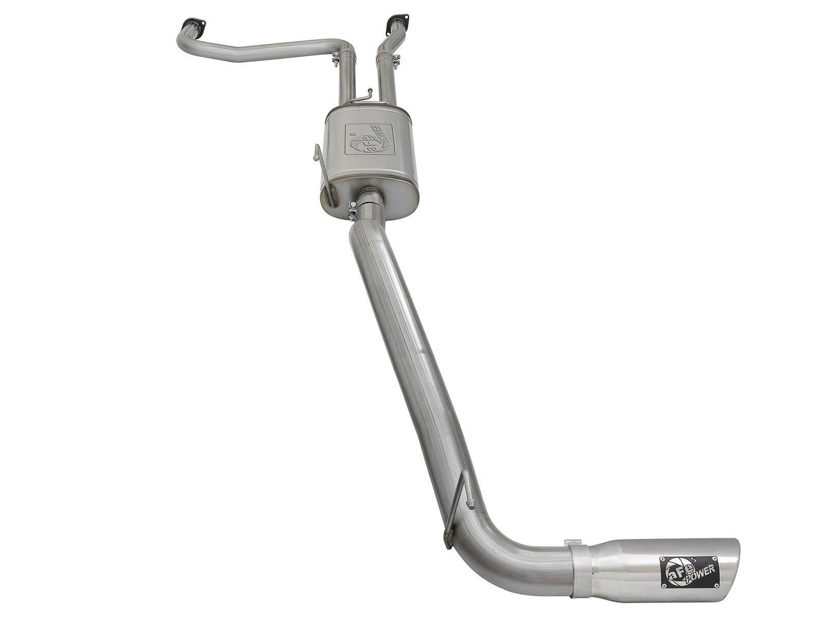 Mach Force-Xp 2-1/2 Cat-Back Exhaust System w/ Tip Nissan Titan 17-24 V8-5.6L aFe Power