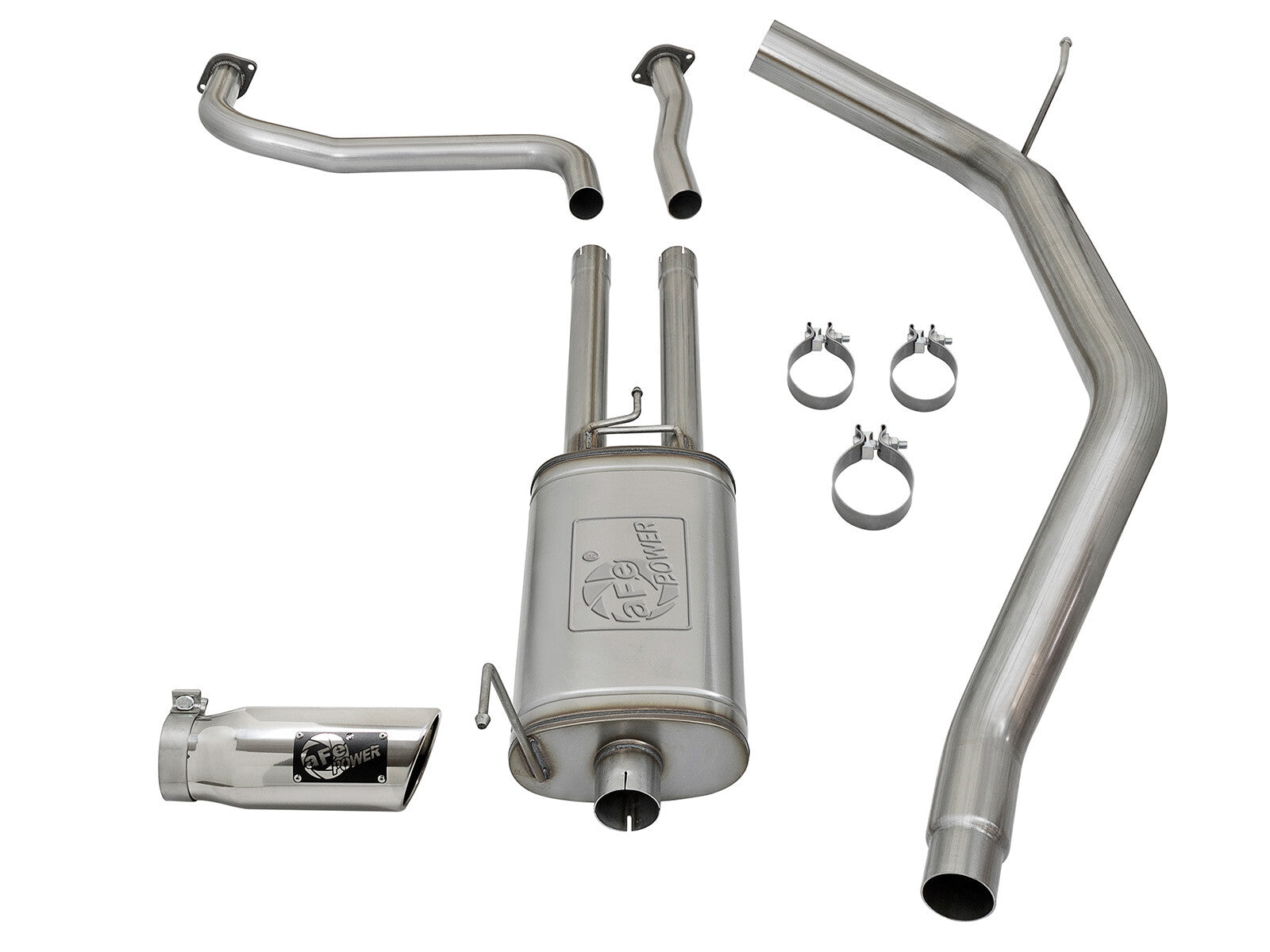 Mach Force-Xp 2-1/2 Cat-Back Exhaust System w/ Tip Nissan Titan 17-24 V8-5.6L aFe Power